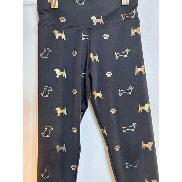 JUSTICE Girl’s Dog Print Athletic Leggings / Size: 6 - Picture 6 of 10